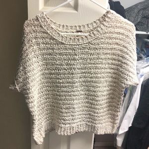 Free people short sleeved sweater